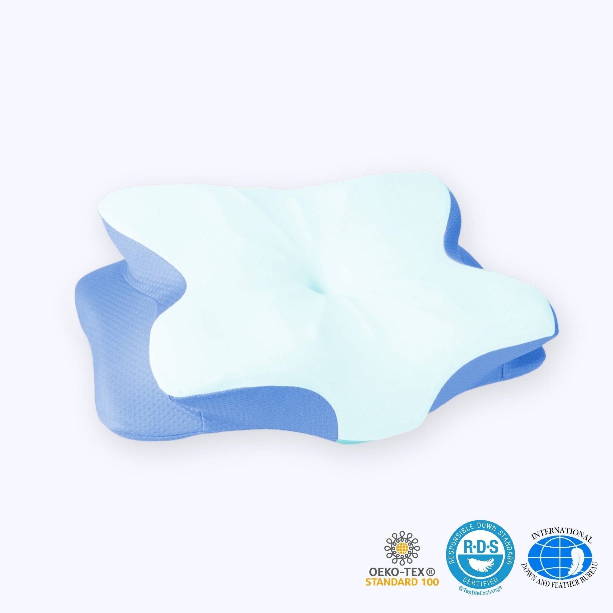 Ultra Cooling Pillow With Contoured Memory Foam For Restful Sleep