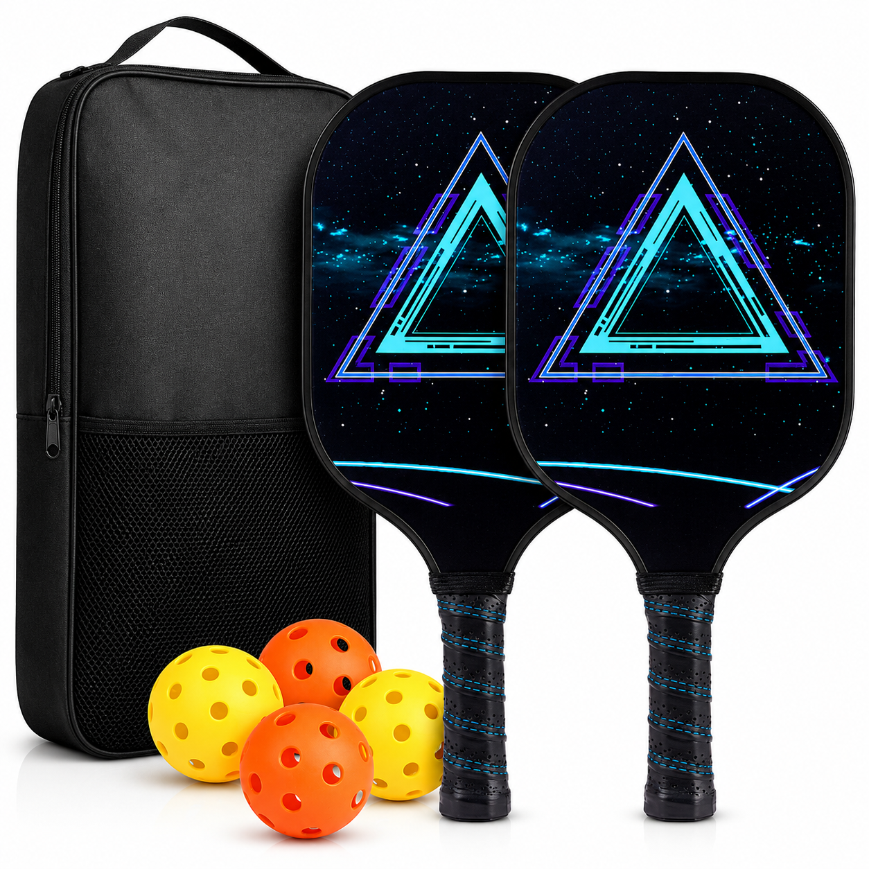 Set di racchette da pickleball leggere in grafite con palline | Meowbutter