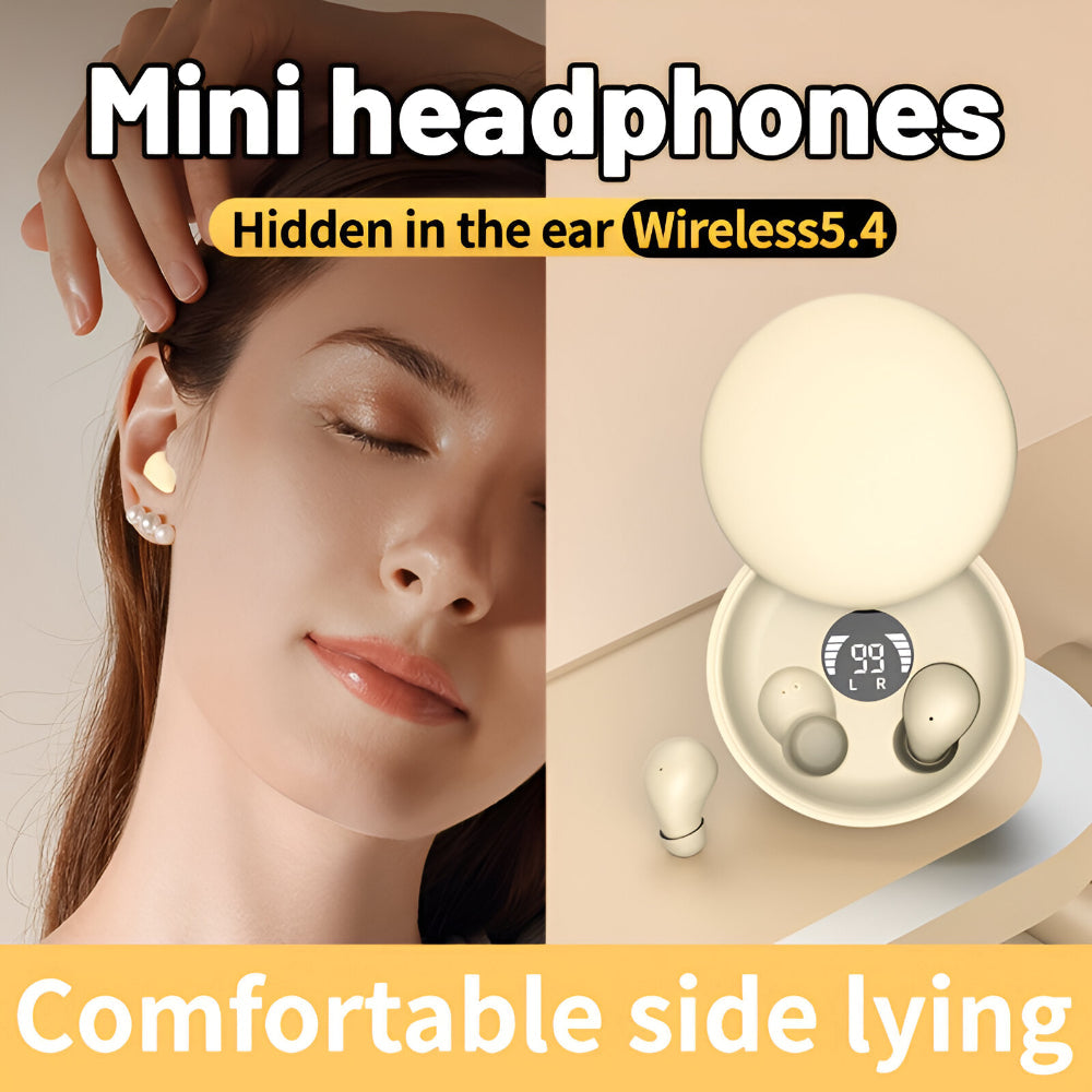 Compact Rechargeable Wireless Earphones — Touch Controls, In-Ear Design