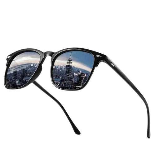 Polarized Vintage Sunglasses for Men – Classic UV400 Outdoor Fashion Glasses with Anti-Reflective Mirror Lenses | meowbutter