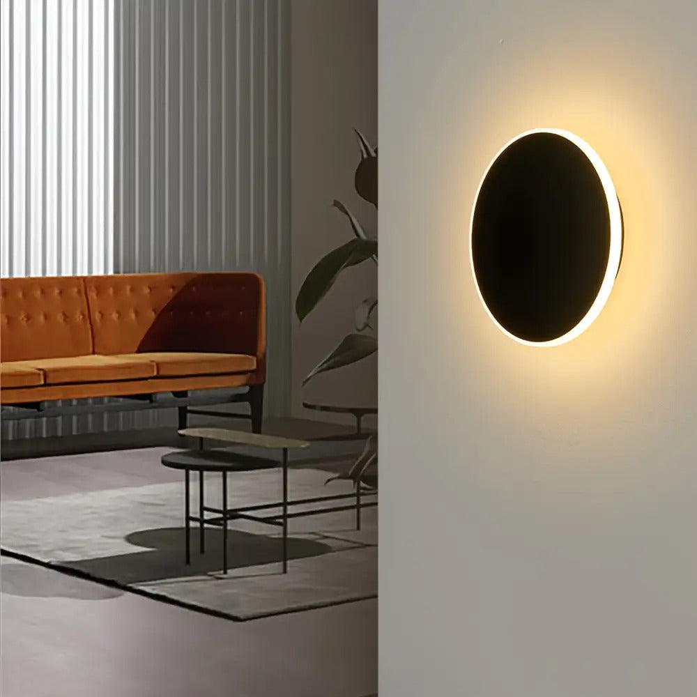 Minimalist Round LED Wall Light | Modern Nordic Design | Meowbutter