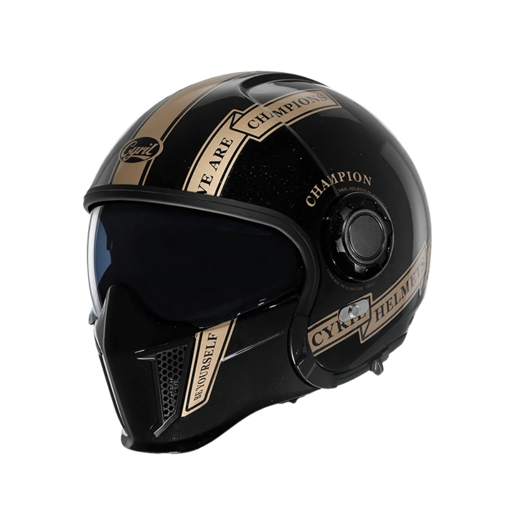 Casco modular vintage integral – Doble visor | Aprobado por DOT y ECE - Meowbutter