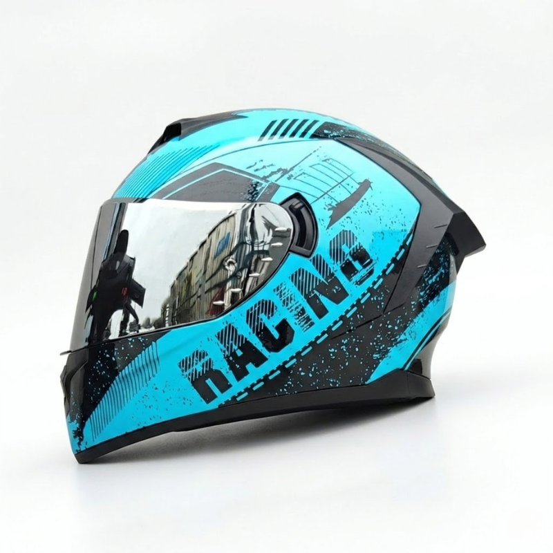 Rider Street Dominator Fullface Helm - Meowbutter