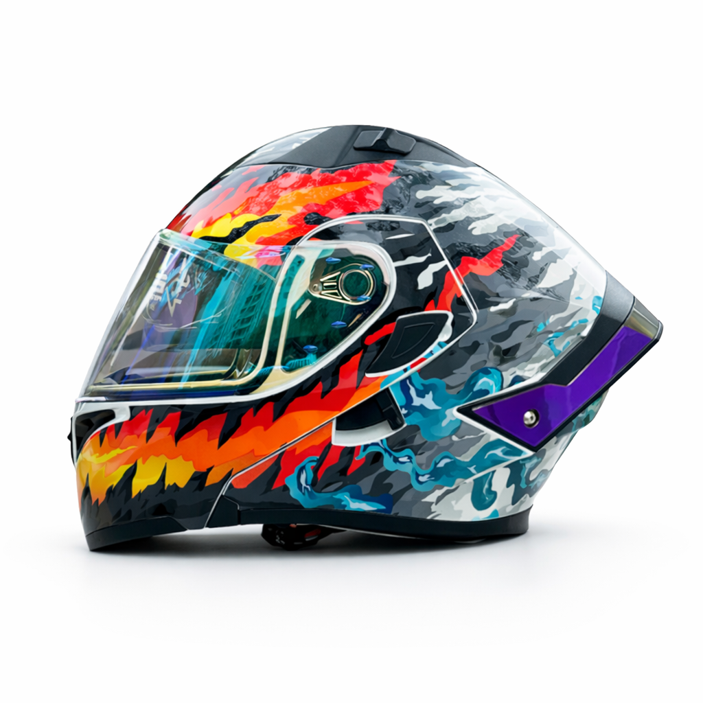 Casco Modular para Motocicleta ORZ-992 - Meowbutter