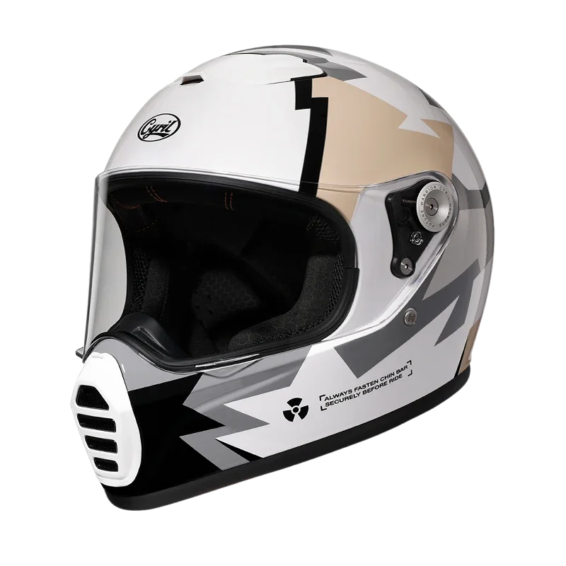 Capacete Integral Vintage RoadSpirit – Aprovado pela DOT e ECE - Meowbutter