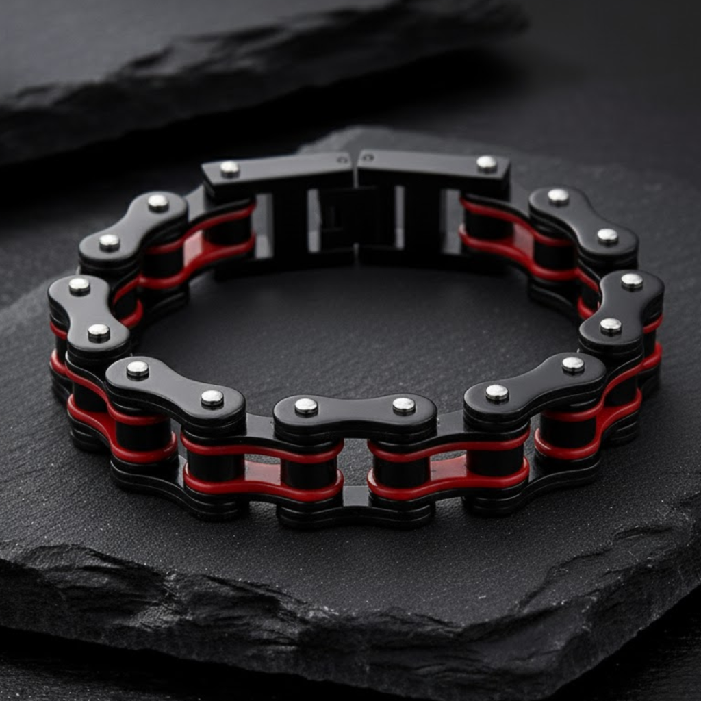 Bracciale Catena da Biker – Serie Acciaio Forgiato | meowbutter