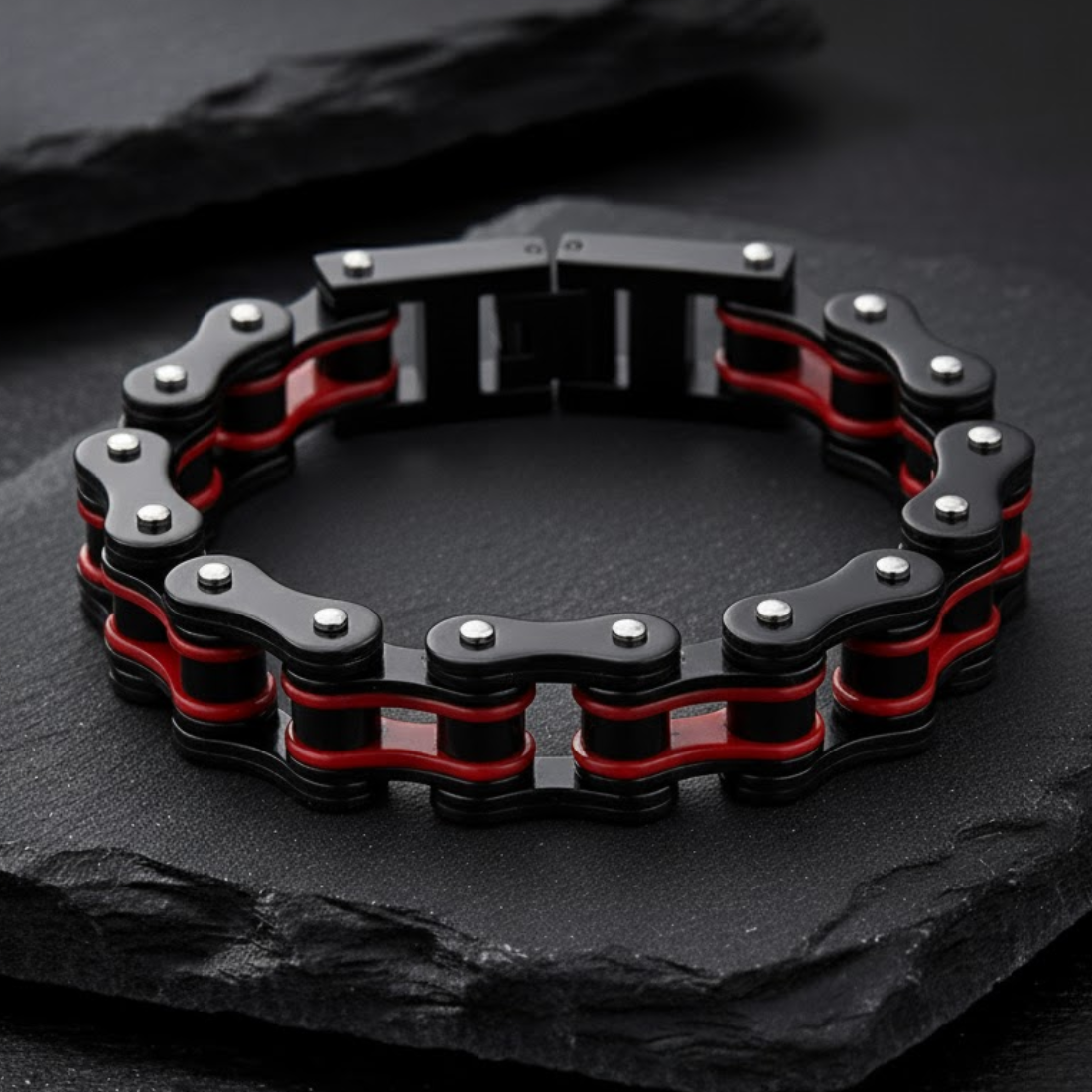 Bracciale Catena da Biker – Serie Acciaio Forgiato | meowbutter