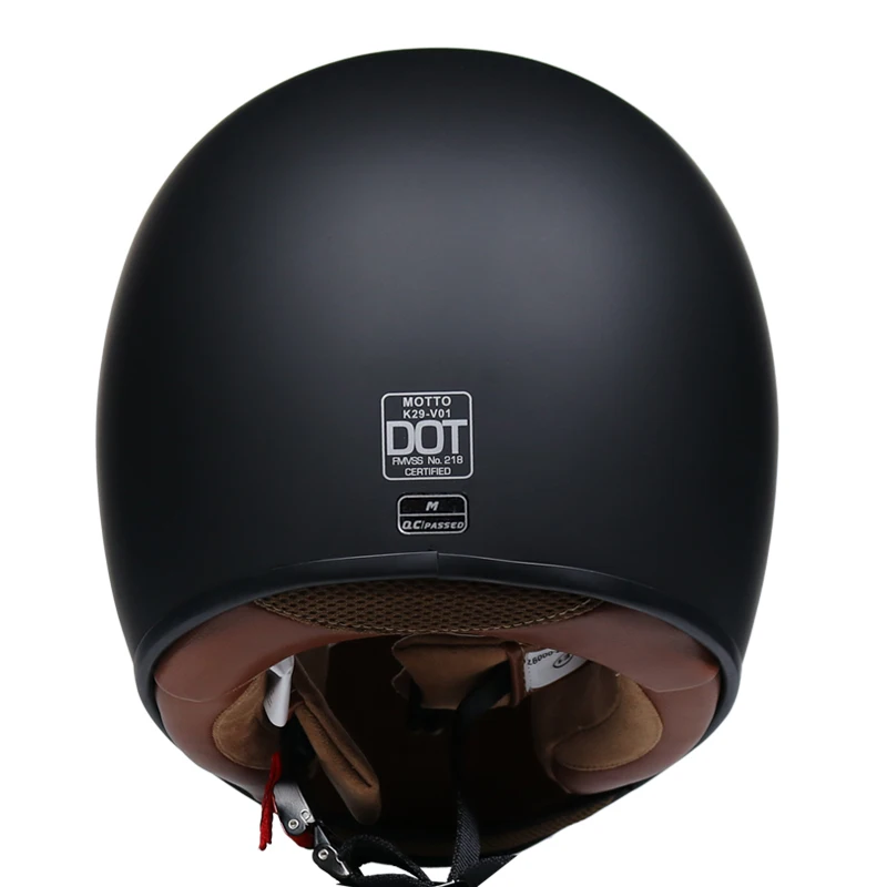 Casco Thompson Retro Rider - Aprobado por DOT - Meowbutter
