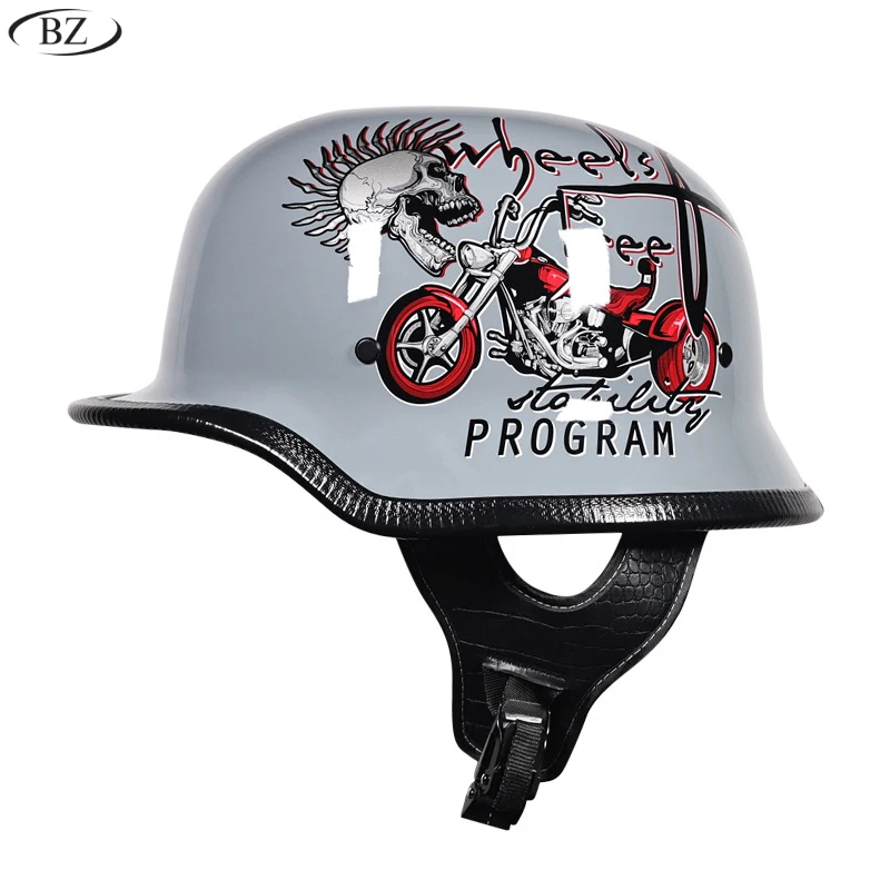 Casco Retro M35 Stahlhelm Medio – Aprobado DOT y ECE - Meowbutter