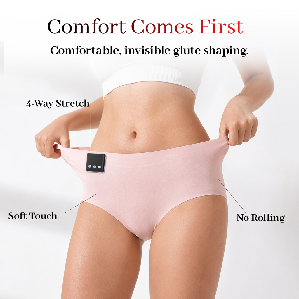 Wearable EMS Briefs for Glute Activation, Lower-Body Comfort and a Toned Feel