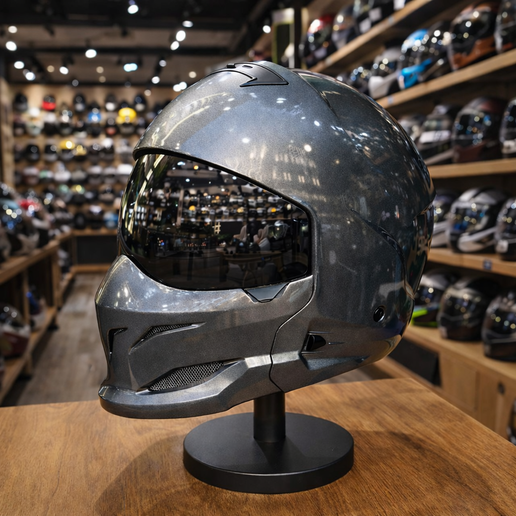 Casco de motocicleta unisex Scorpion Retro - Meowbutter