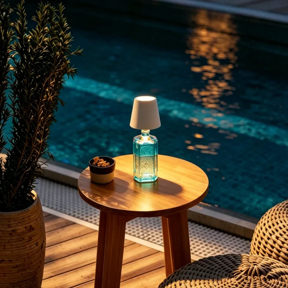 Bottle Glow Cordless Upcycled Bottle Light With Adjustable Brightness