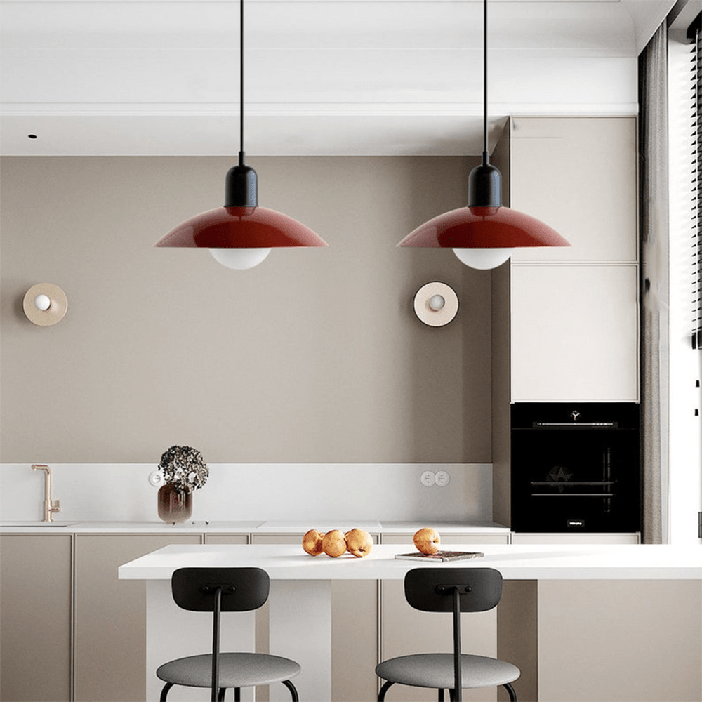 Macaron Bauhaus Pendant Light | Modern Colourful Ceiling Lamp | Meowbutter