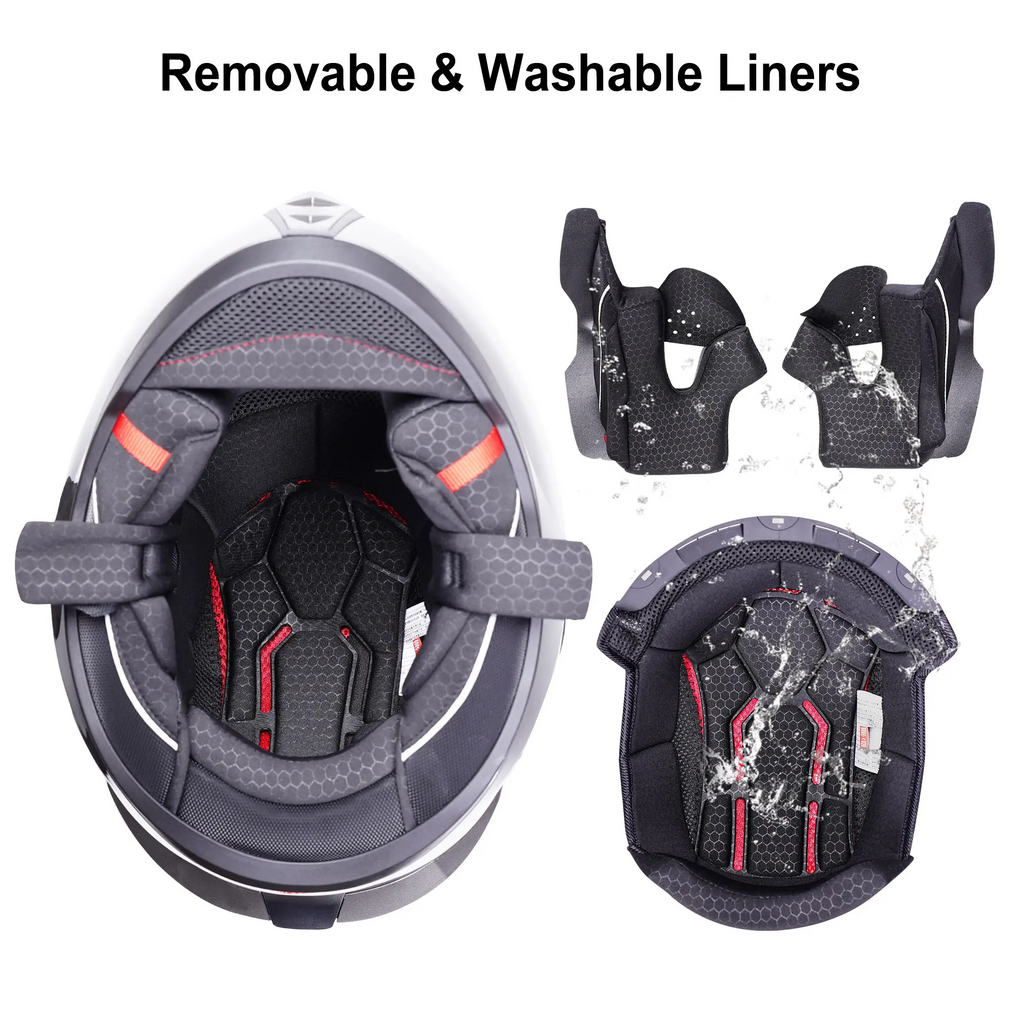 Casco integrale SafeRide Pro - Omologato DOT ed ECE | meowbutter