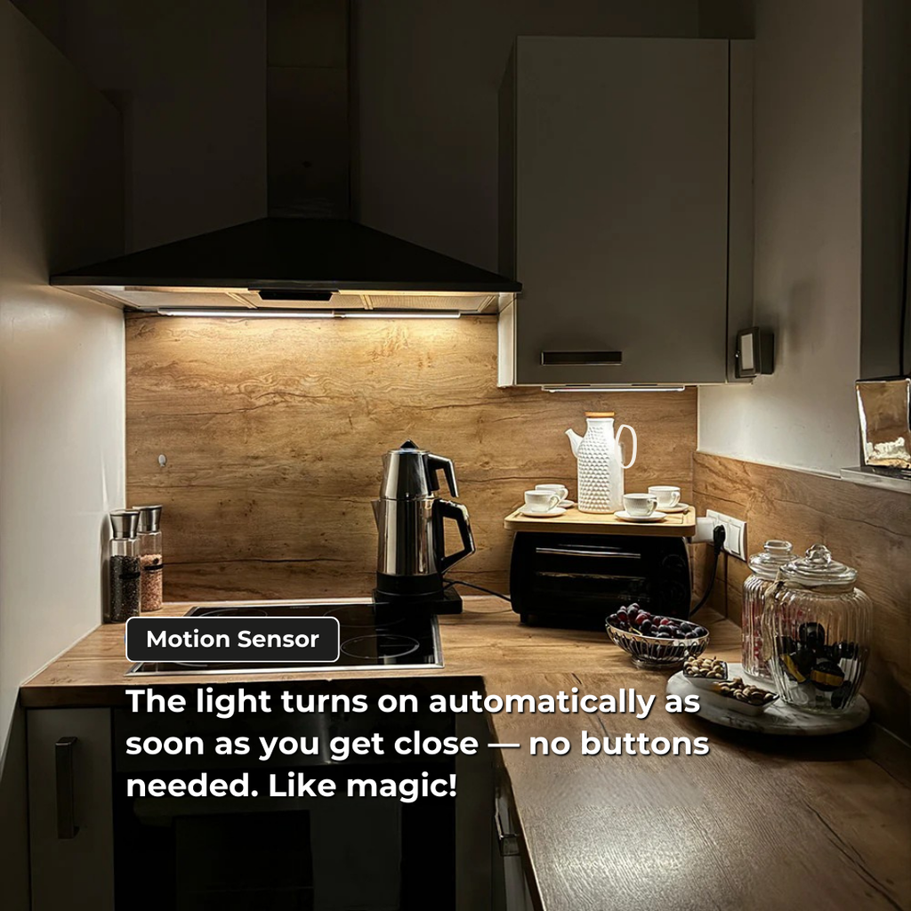 Glow Premium trådløs ultrafølerlampe til gange