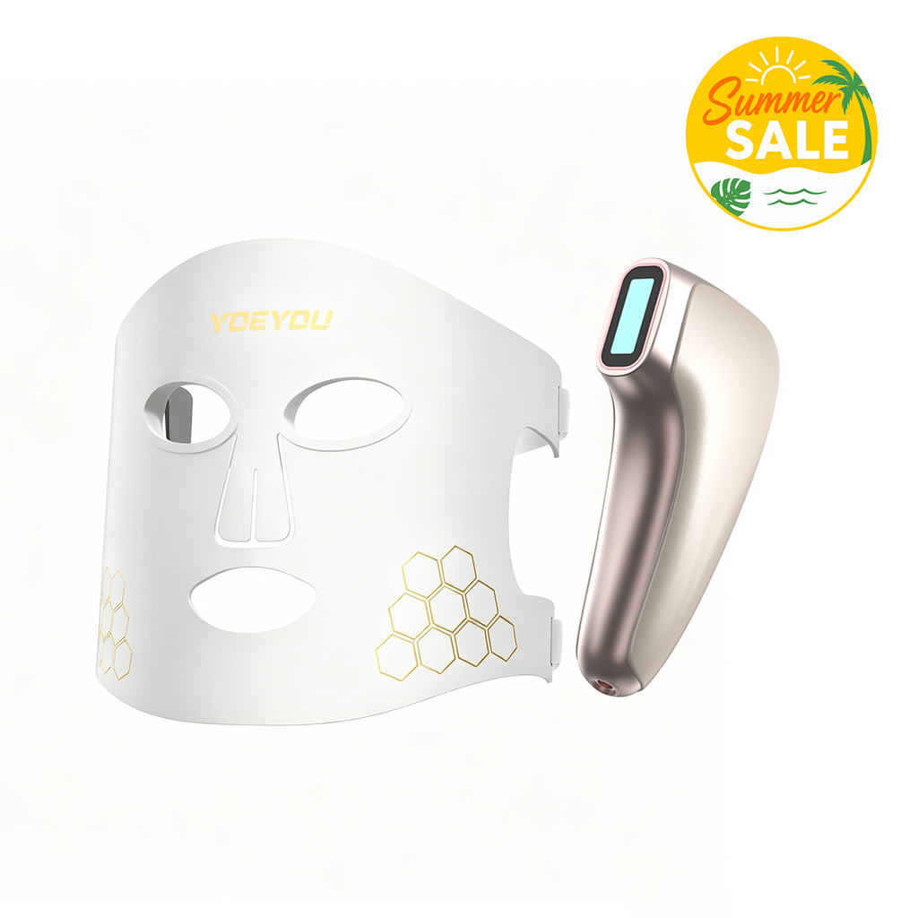 Wearable LED Therapy Mask for Fine Lines, Blemishes and Daily Radiance