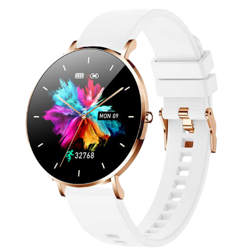 Smartwatch mit Voll-Touchscreen – Mineralglas-Display – Bluetooth-Verbindung | meowbutter