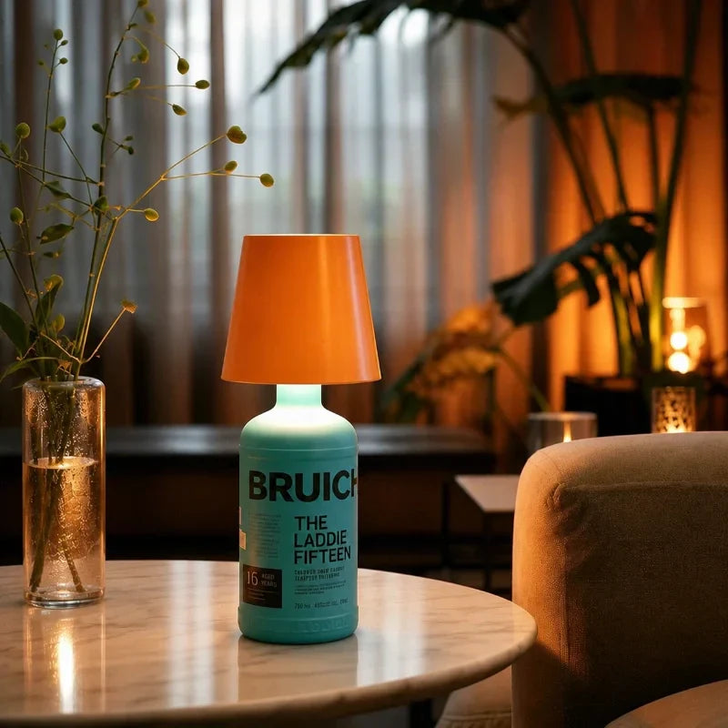 Bottle Glow Cordless Upcycled Bottle Light With Adjustable Brightness