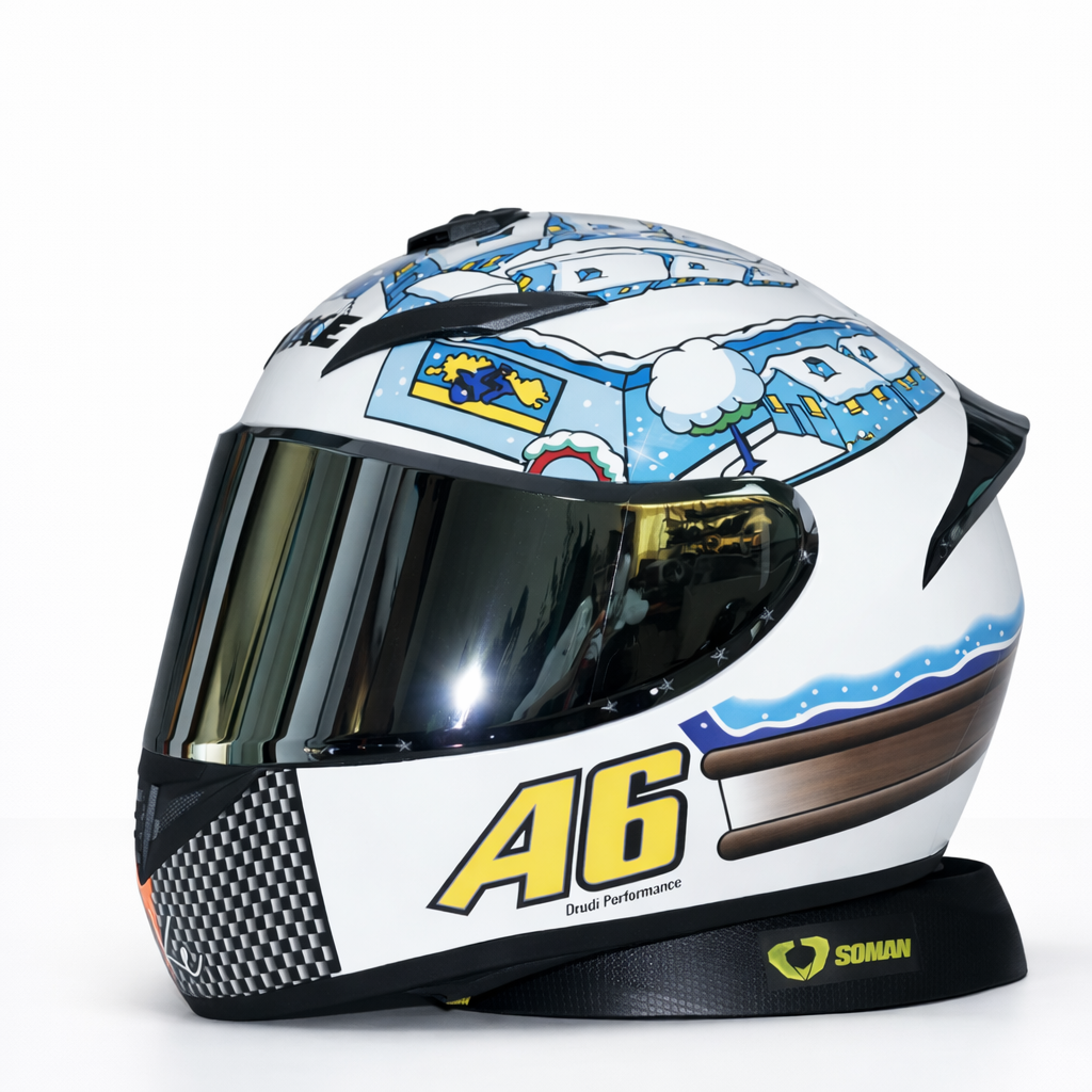 Casco Integral GIKE QK111 - Meowbutter