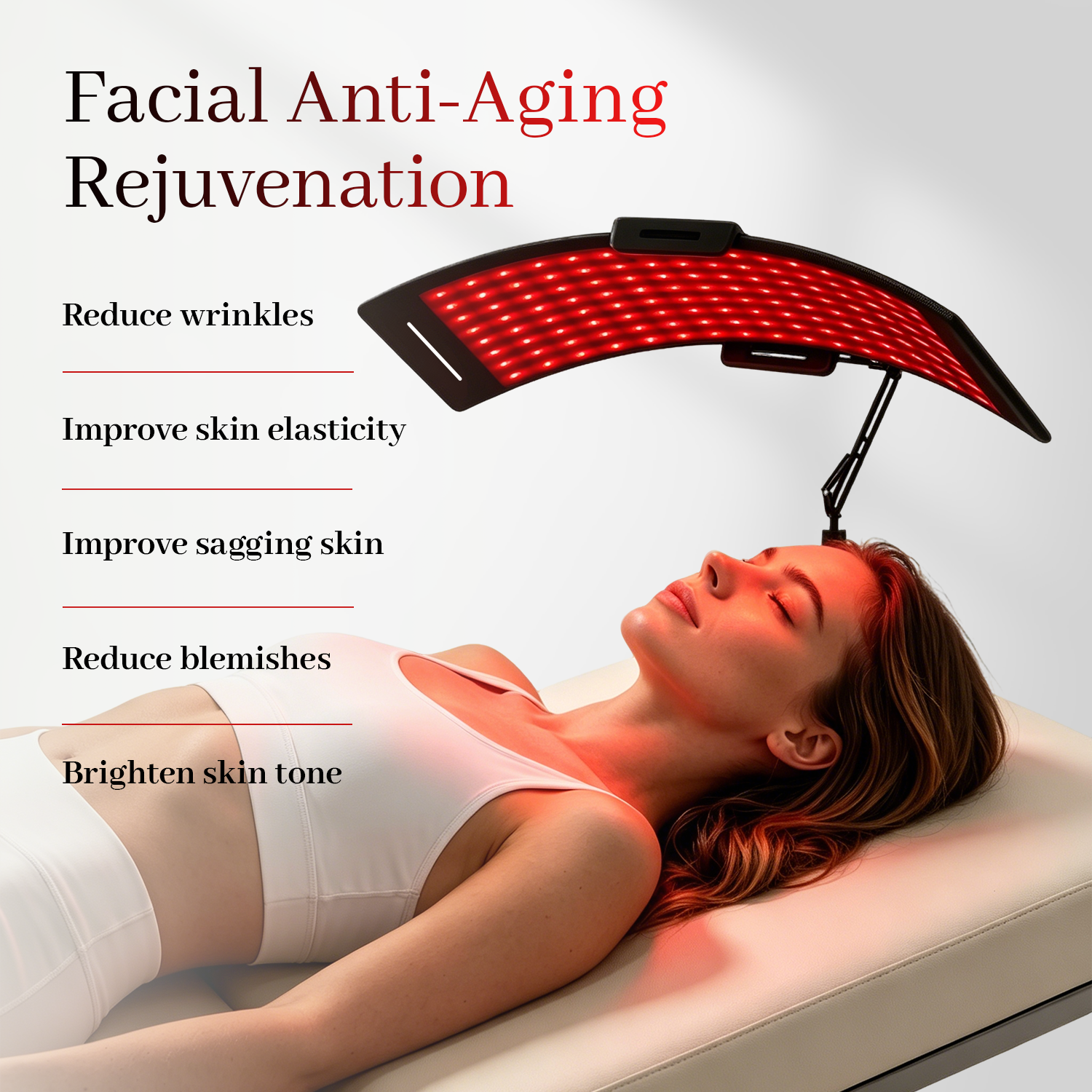 Adjustable Dual-Light Panel for Daily Stiffness and Full-Body Radiance