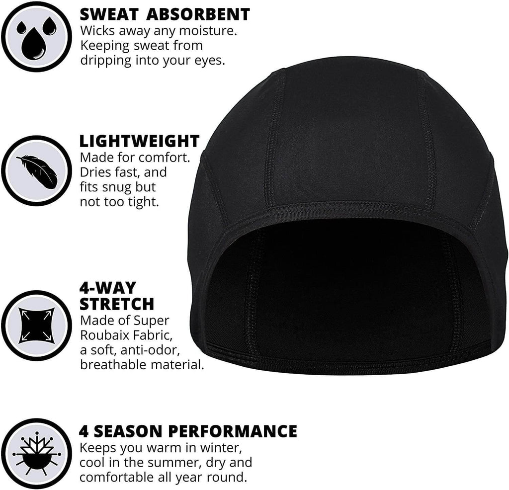 Sous-casque type cagoule - évacuation de la transpiration