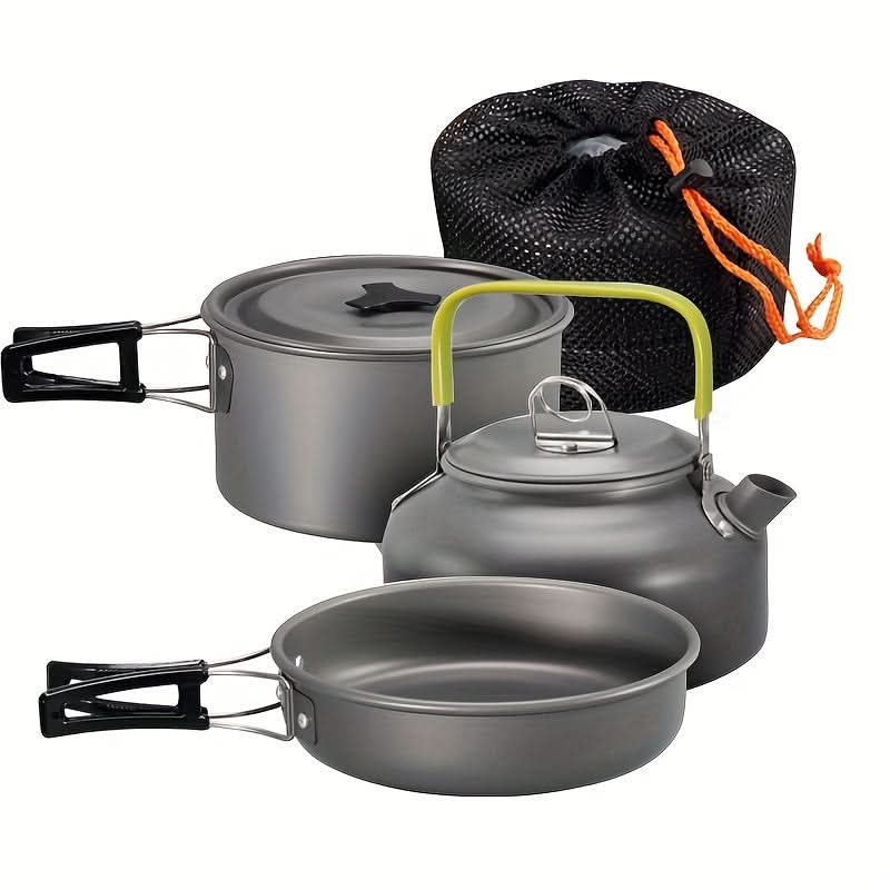 Ensemble de cuisine léger pour l'extérieur et les voyages | meowbutter