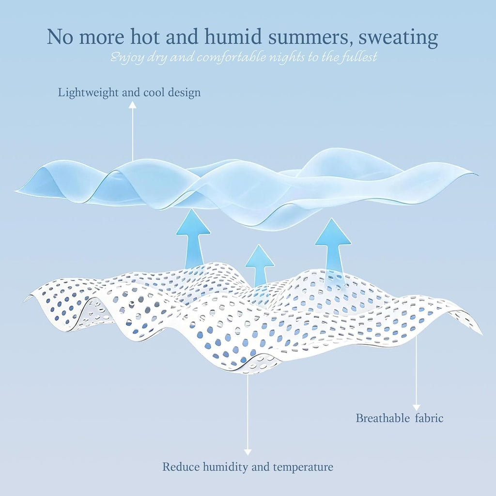 Chill Comfort Cooling Blanket — Lightweight Moisture-Wicking Cool Fabric