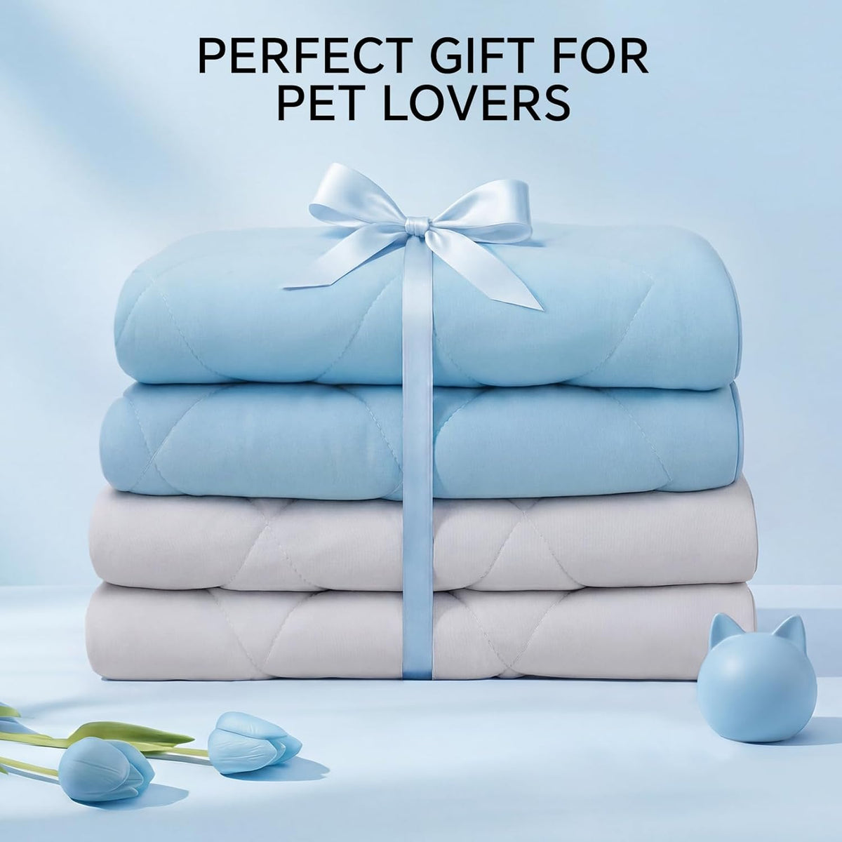 Cozy Pet Haven Kühlmatte – waschbarer Stoff, wärmeableitende Oberfläche