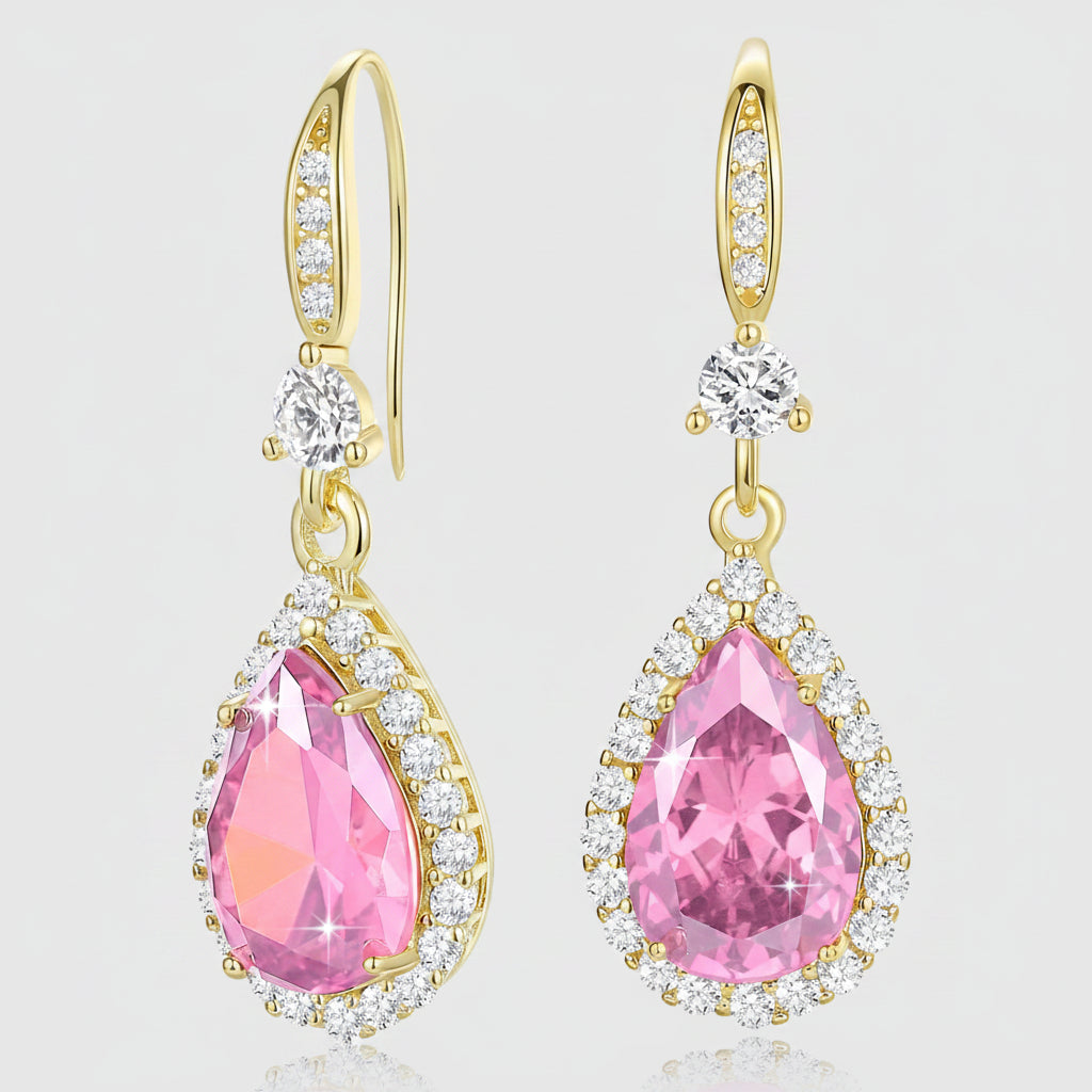 Earrings Mothers Day Gift Birthstone Teardrop Dangle Jewelry | Meowbutter