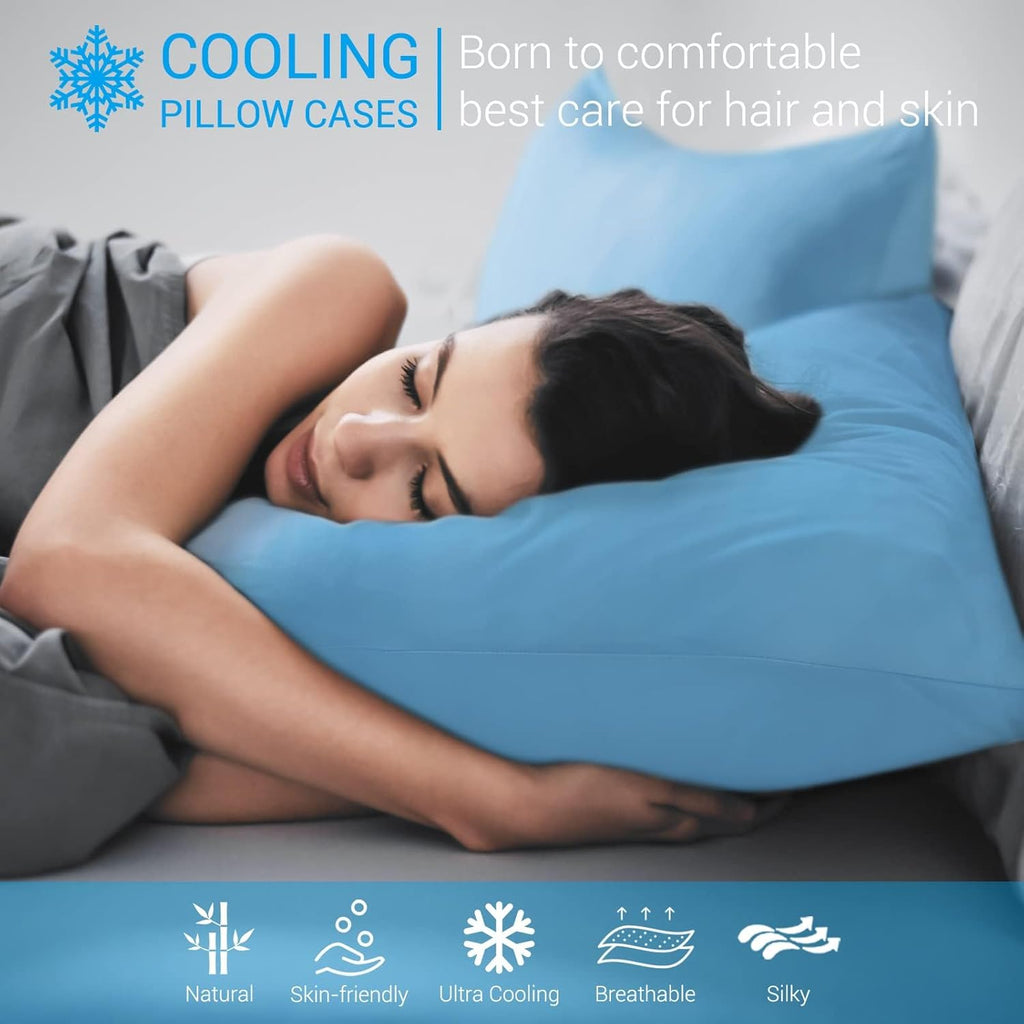 Premium Cooling Pillowcases for Hot Sleepers