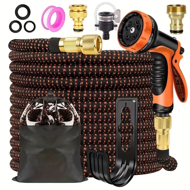Portable Watering Hose - Flexible Flow Design - Garden & Cleaning Use | meowbutter