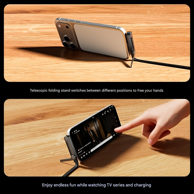 Opladningskabel-telefonholder 240 W i plast, hurtigopladningsstander | Meowbutter