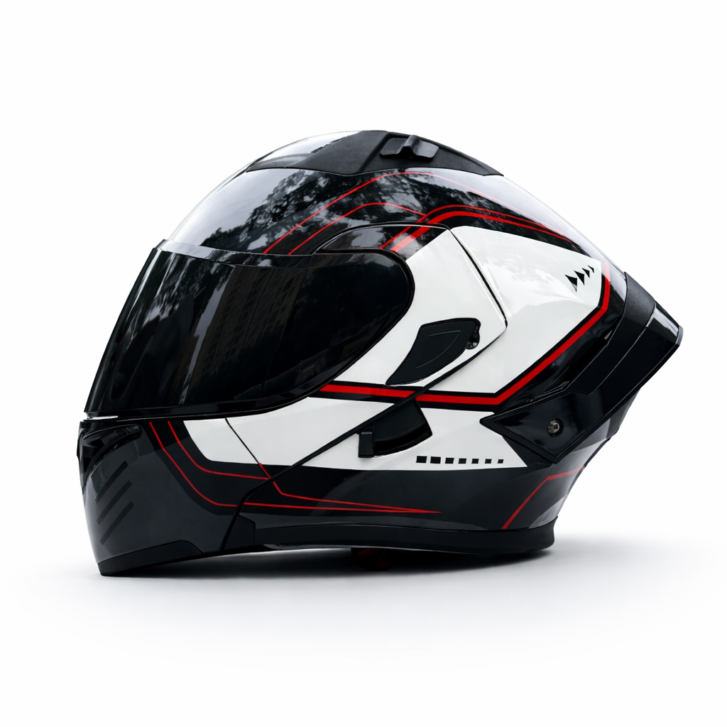 Casco Modular para Motocicleta ORZ-992 - Meowbutter