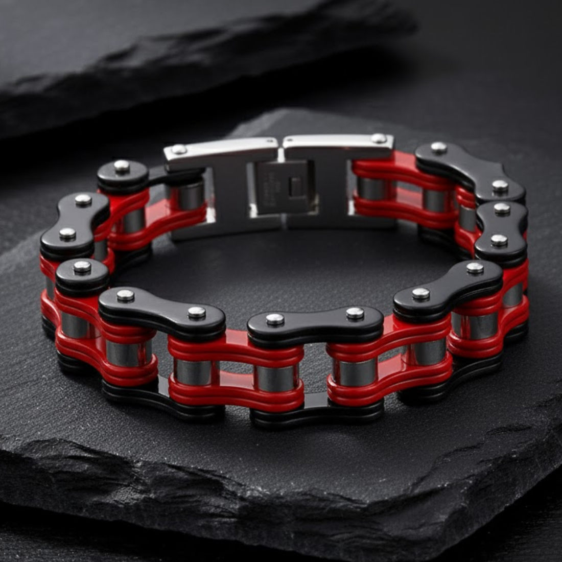 Bracciale Catena da Biker – Serie Acciaio Forgiato | meowbutter