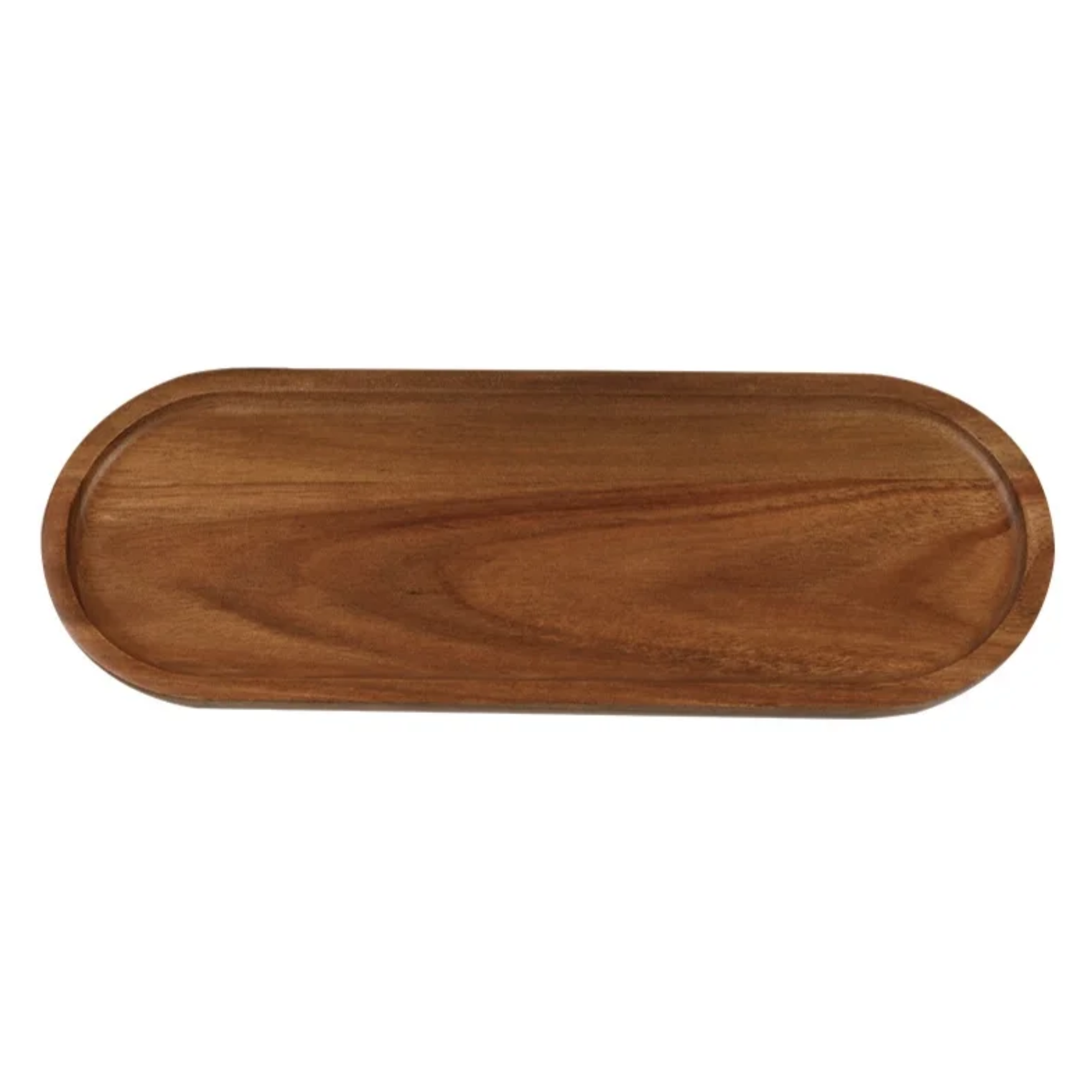3-teiliges Holztablett-Set zum Servieren von Speisen und Desserts