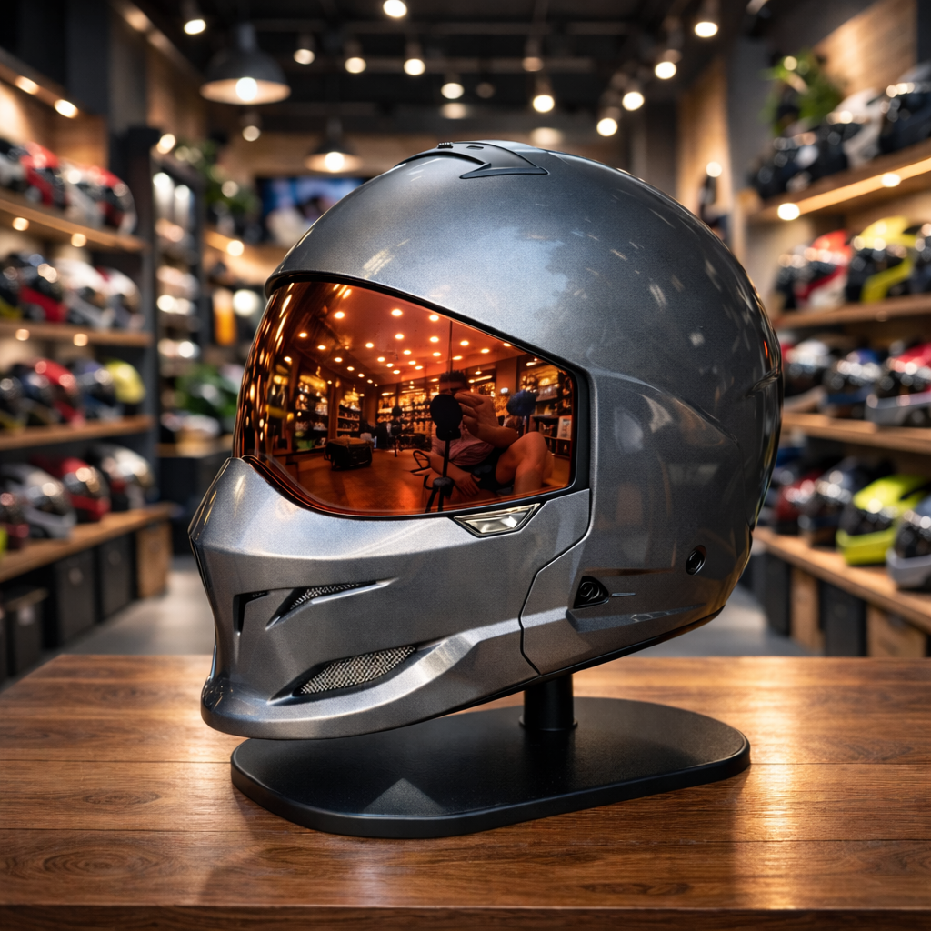 Casco de motocicleta unisex Scorpion Retro - Meowbutter