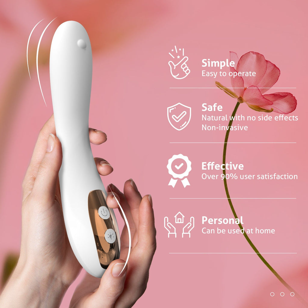 Dispositivo per terapia a luce rossa - Uso per benessere intimo - Funzione riscaldante portatile | meowbutter