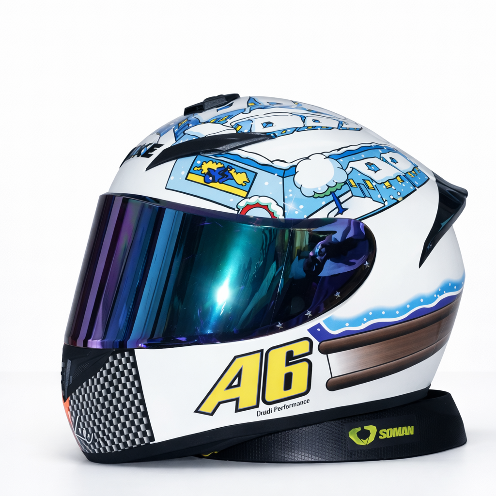 Casco Integral GIKE QK111 - Meowbutter