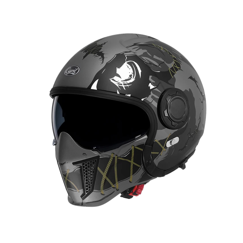 Casco modular vintage integral – Doble visor | Aprobado por DOT y ECE - Meowbutter