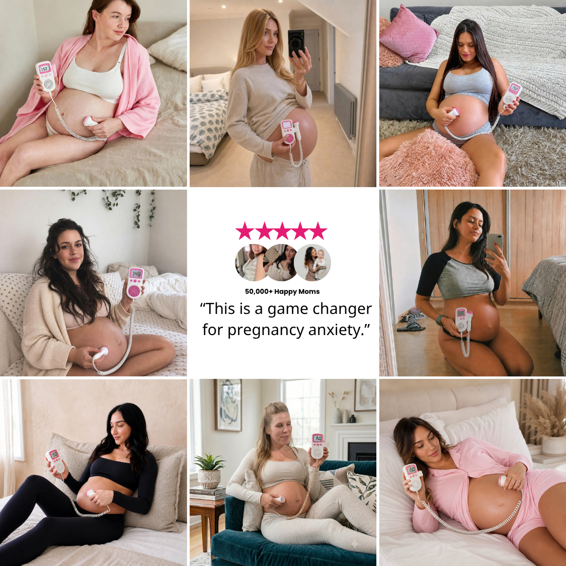Listen, Bond, Reassure – At-Home Heartbeat Listener for Expecting Parents