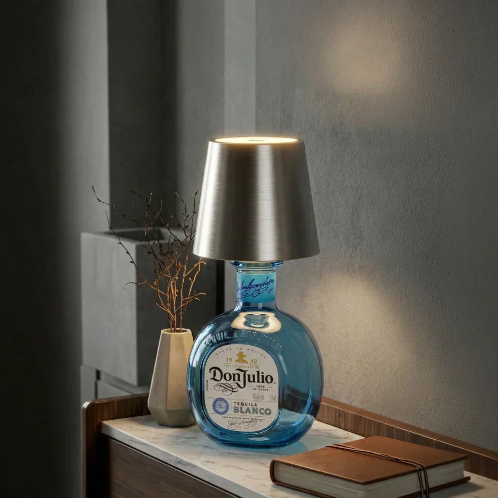 Bottle Glow Cordless Upcycled Bottle Light With Adjustable Brightness