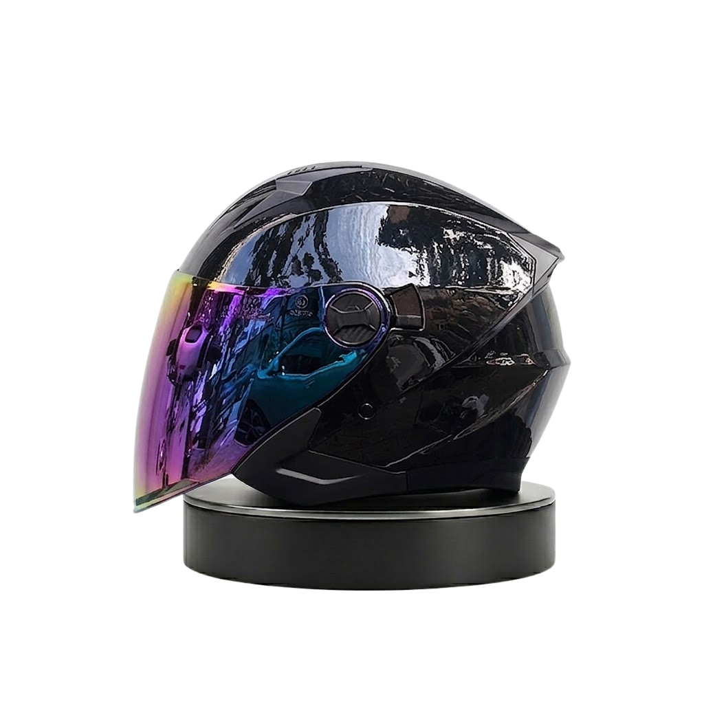 ORZ Premium avoin kypärä – Dual Visor Performance Edition - Meowbutter