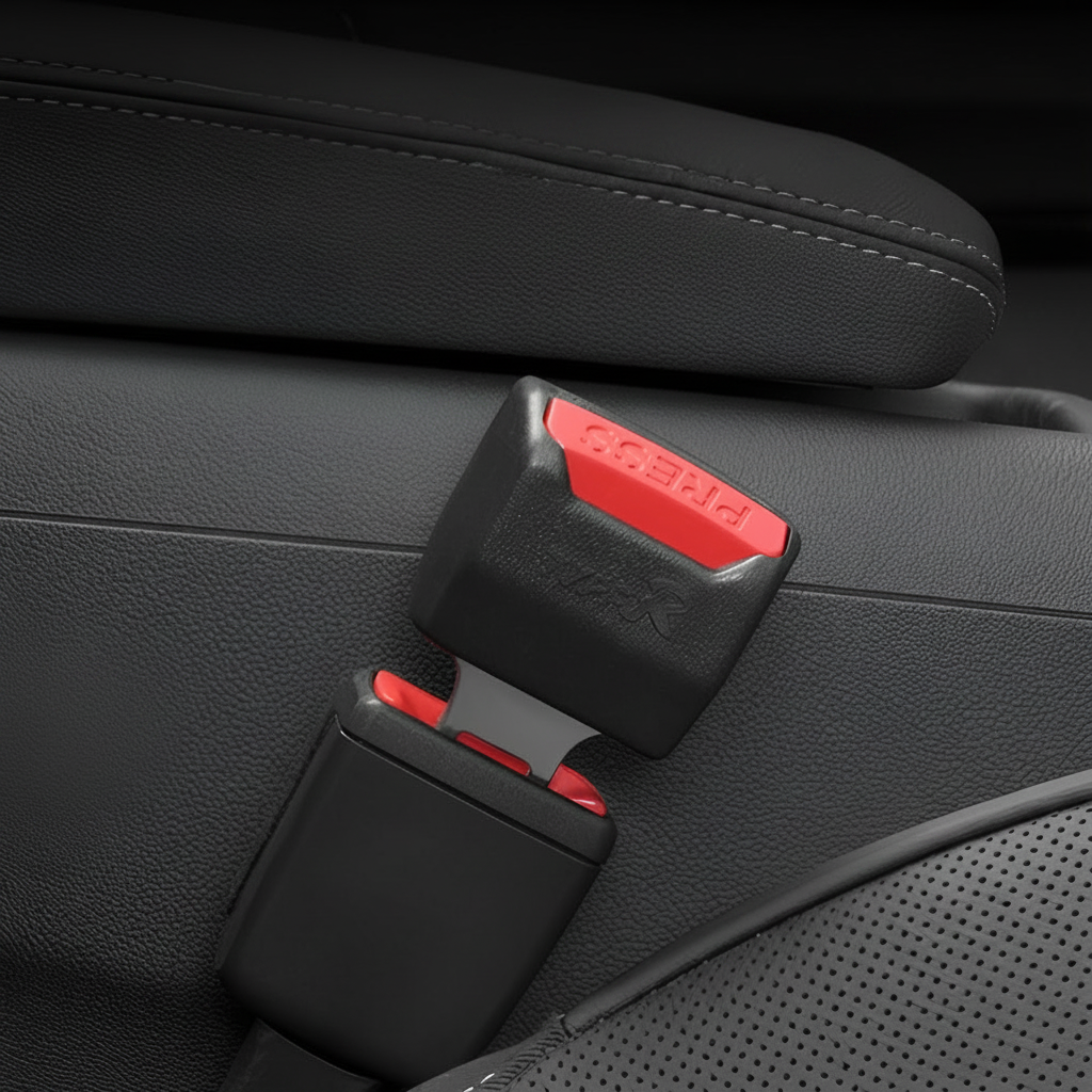 Seat Belt Extender — Quick-Install Retainer, Secure-Fit Clasp, Comfort Cushion