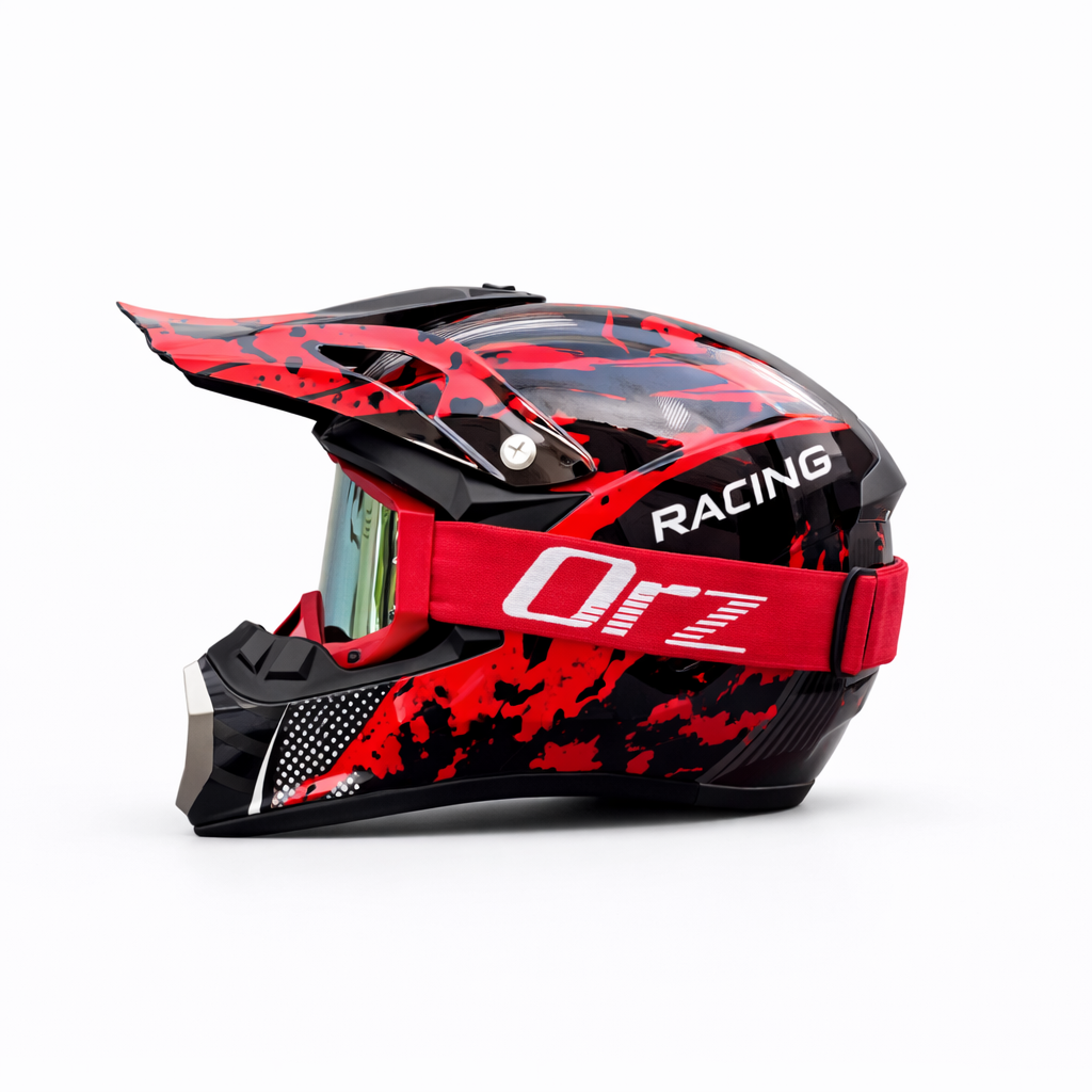 Casco Integral Off-Road de Motocross ORZ-126 - Meowbutter