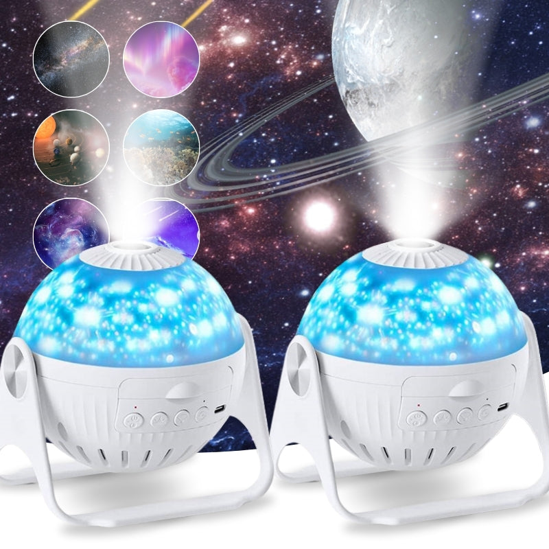 Galaxy Stjerneprosjektor - 7 Lysmoduser - LED Nattlys - USB-drevet - Soverom og Hjemmedekor | meowbutter