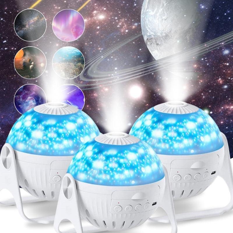 Galaxy Stjerneprosjektor - 7 Lysmoduser - LED Nattlys - USB-drevet - Soverom og Hjemmedekor | meowbutter