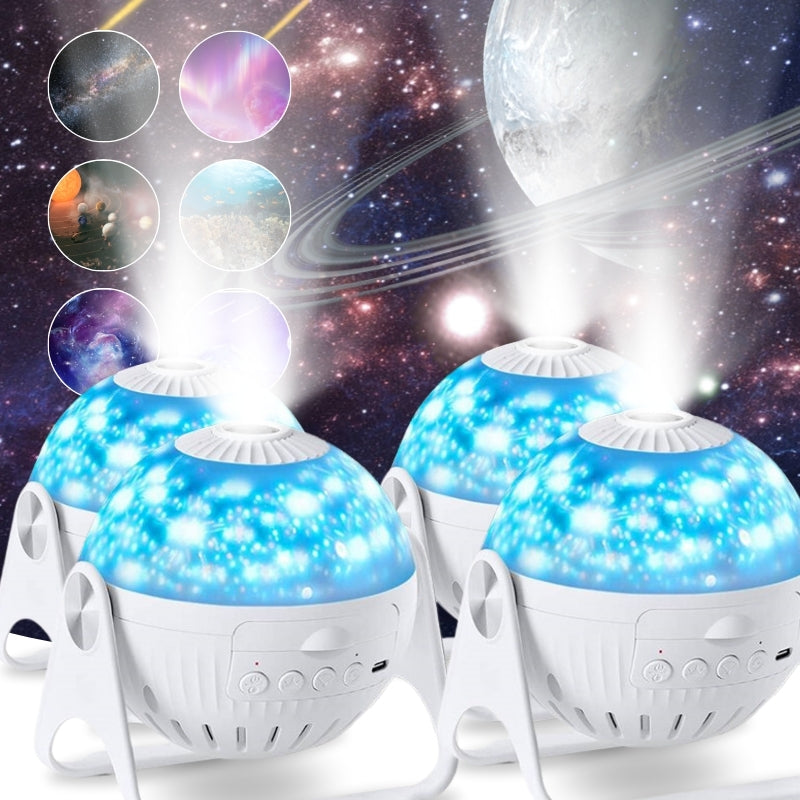 Galaxy Stjerneprosjektor - 7 Lysmoduser - LED Nattlys - USB-drevet - Soverom og Hjemmedekor | meowbutter