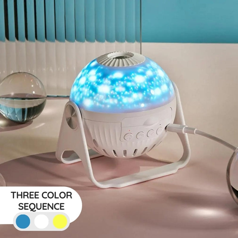 Galaxy Stjerneprosjektor - 7 Lysmoduser - LED Nattlys - USB-drevet - Soverom og Hjemmedekor | meowbutter