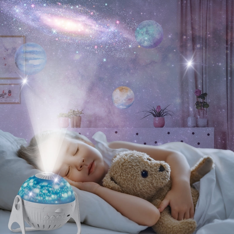Galaxy Stjerneprosjektor - 7 Lysmoduser - LED Nattlys - USB-drevet - Soverom og Hjemmedekor | meowbutter