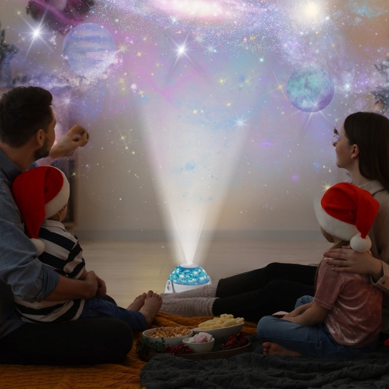 Galaxy Stjerneprosjektor - 7 Lysmoduser - LED Nattlys - USB-drevet - Soverom og Hjemmedekor | meowbutter